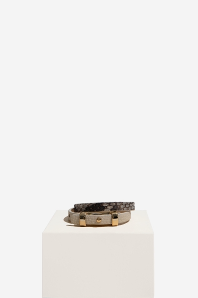 G Projects Lisa Bej Deri Bileklik (Gold)